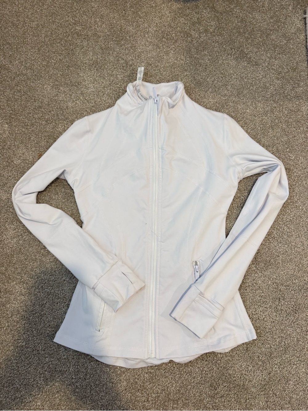 lululemon athletica White Full-Zip Performance Jacket
